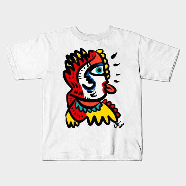 Graffiti Joker Street Art Kids T-Shirt by signorino